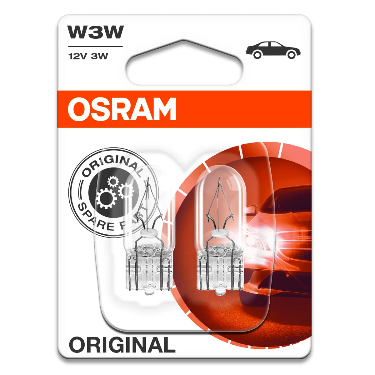 W3W 12V Glødelampe Osram 2-pak