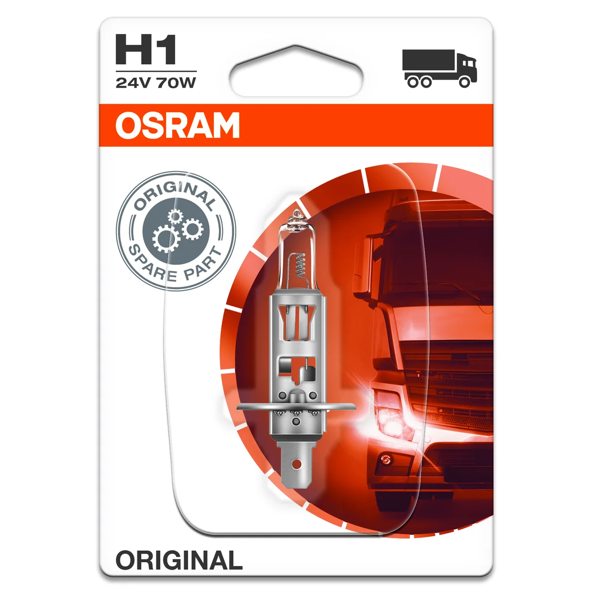 H1 Lygte 24V-70W, Osram Original