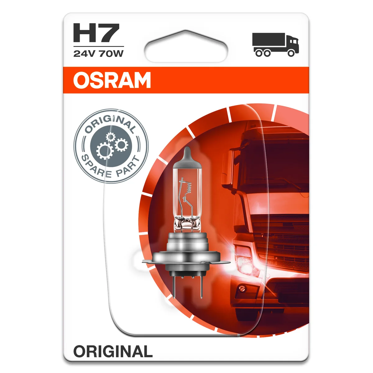 H7 Lampe 24V-70W, Osram Original