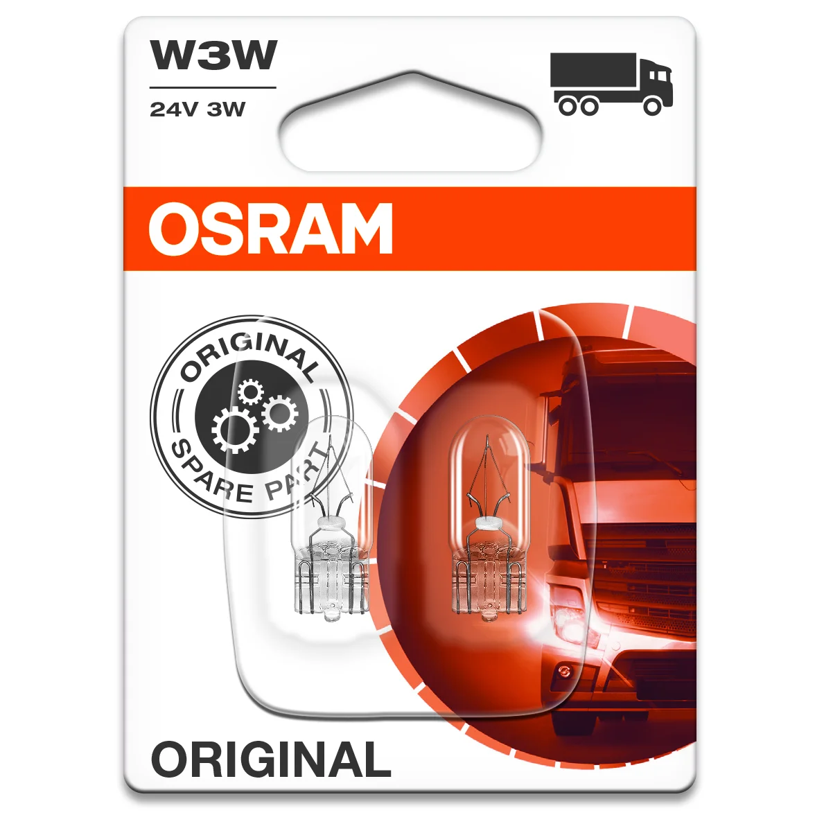 W3W 24V Glødelampe Osram 2-pack