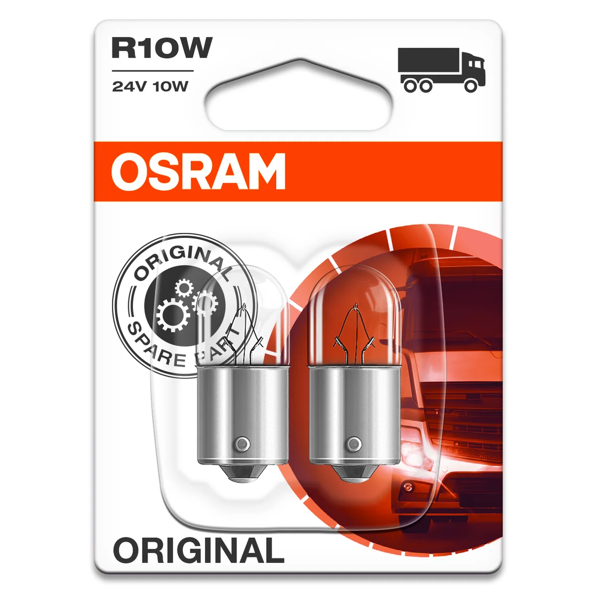 R10W 24V Glødelampe Osram10pakke