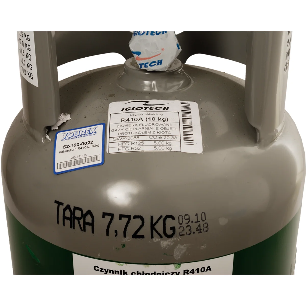 Kølemiddel R410A, 10kg