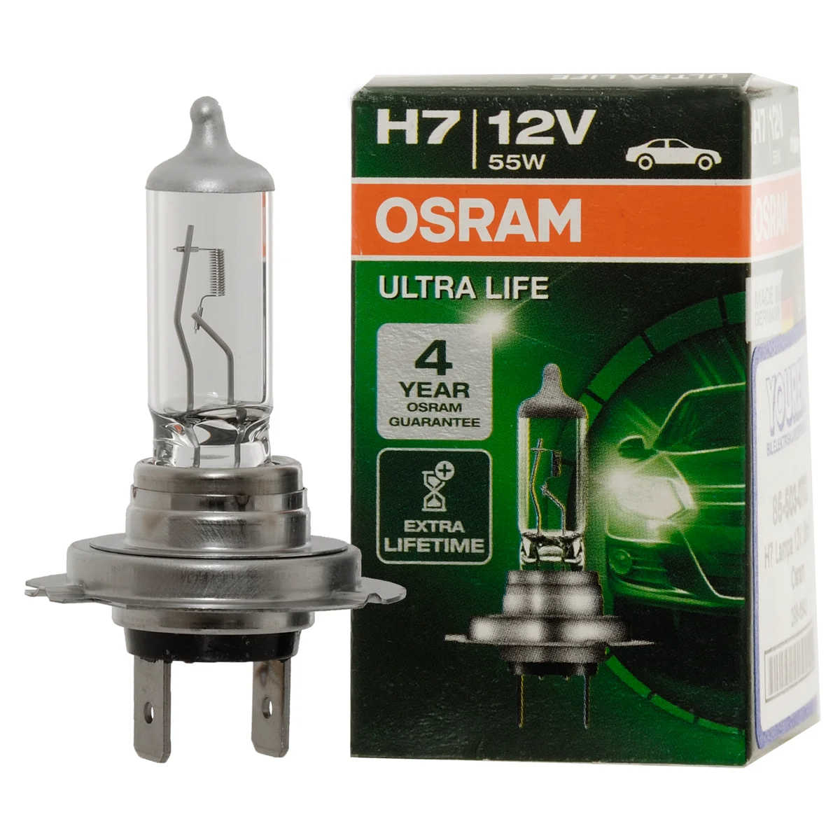 H7 Lampen 12V, Ultra Life Osram