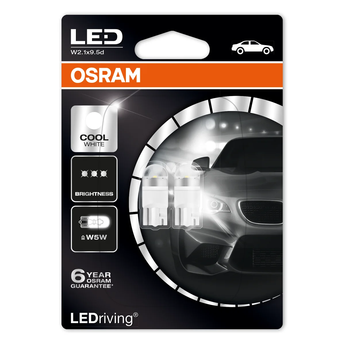 LED W5W 12V Glødelampe Osram
