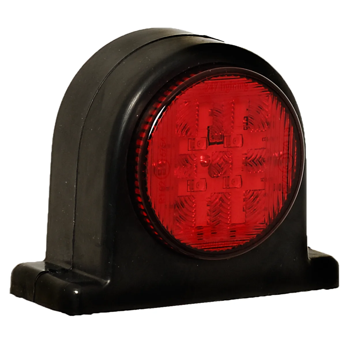 Sidemarkering LED Rød/Hvid Kort