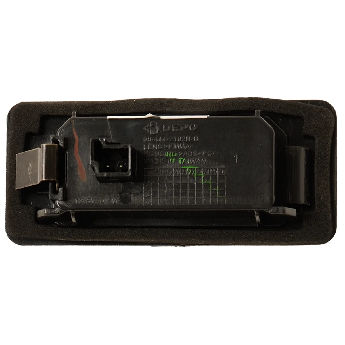 Belysning, registreringsplade