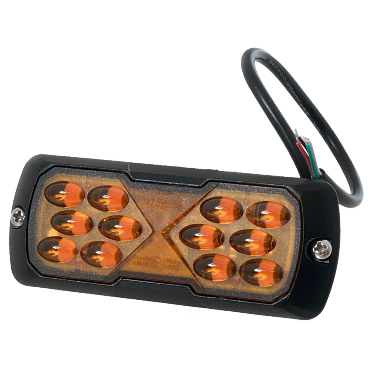Blinklygter LED 5W, Orange