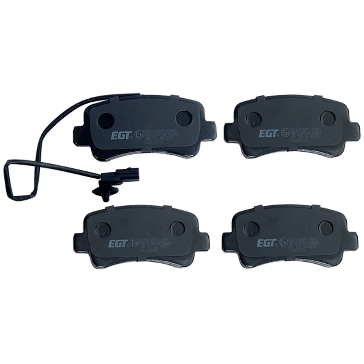 Bremseklodsesæt, Bagaksel