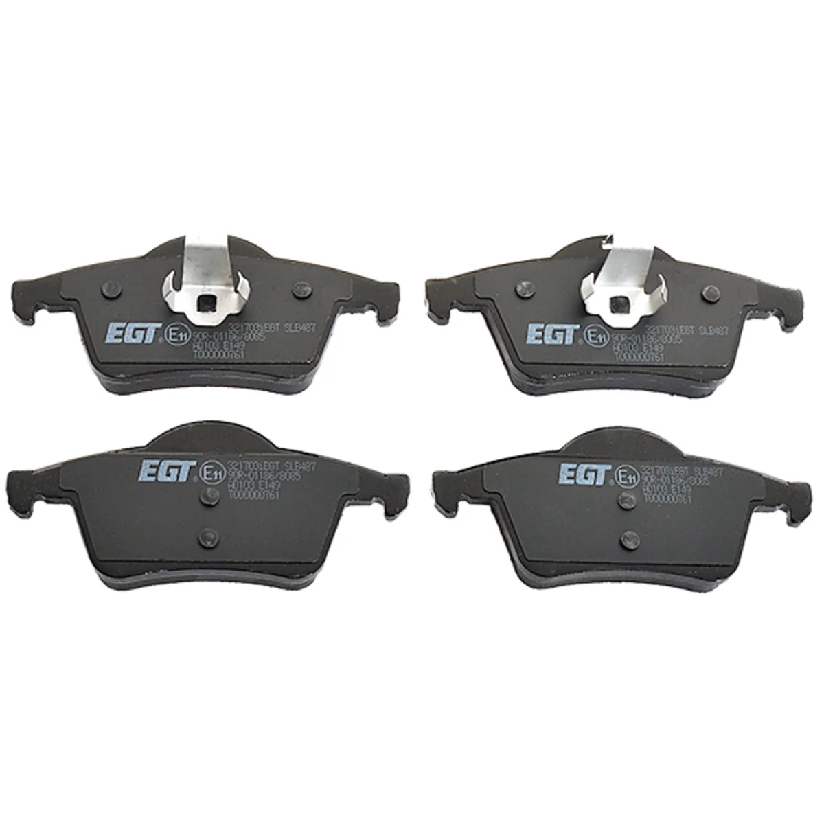 Bremseklodsesæt, Bagaksel