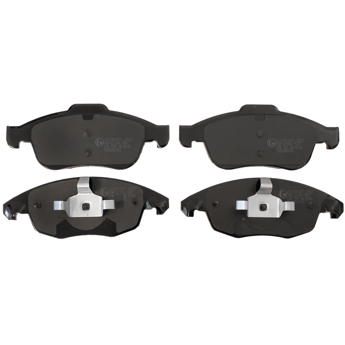 Bremseklodsessæt, Framaxel