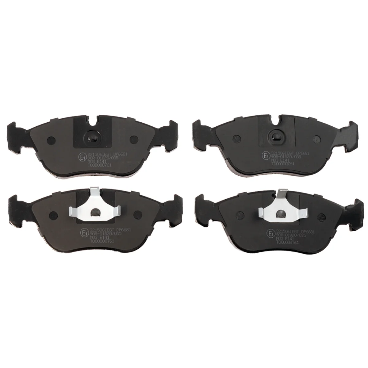 Bremseklodsessæt, Framaxel