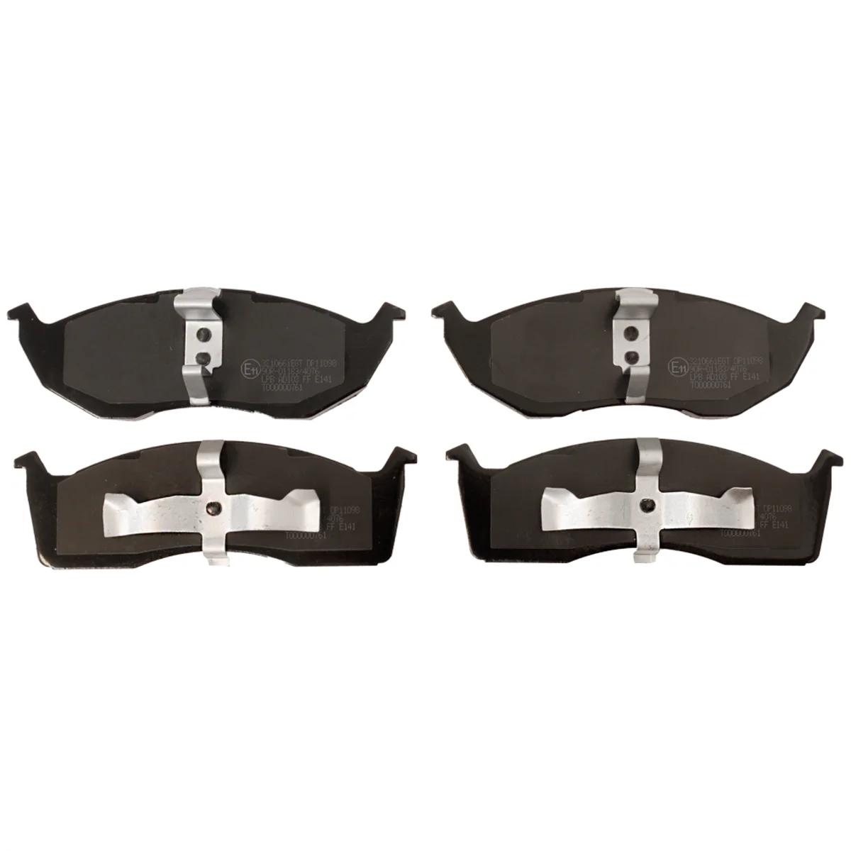 Bremseklodsessæt, Framaxel