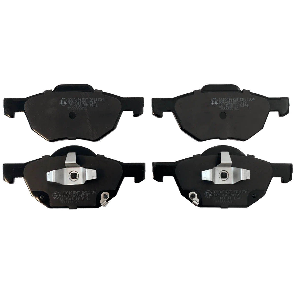 Bremseklodsessæt, Framaxel