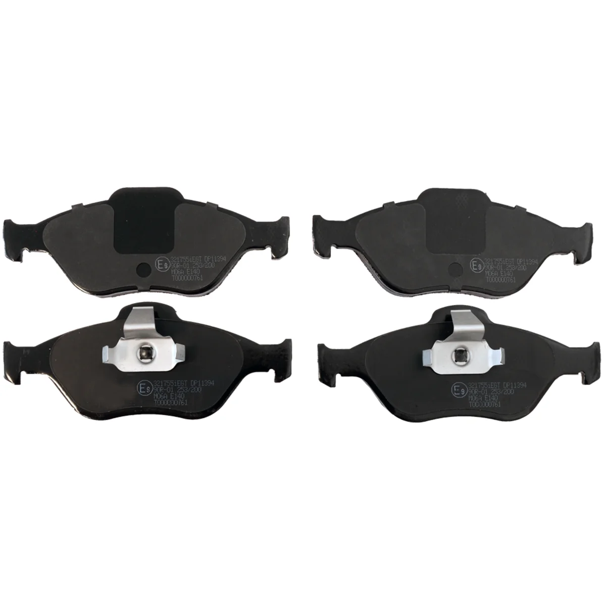 Bremseklodsessæt, Framaxel