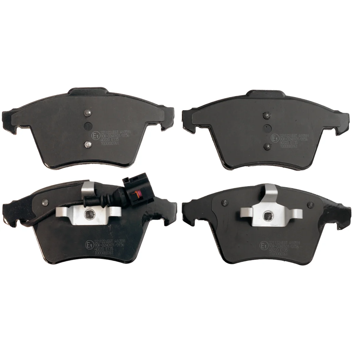 Bremseklodsessæt, Framaxel