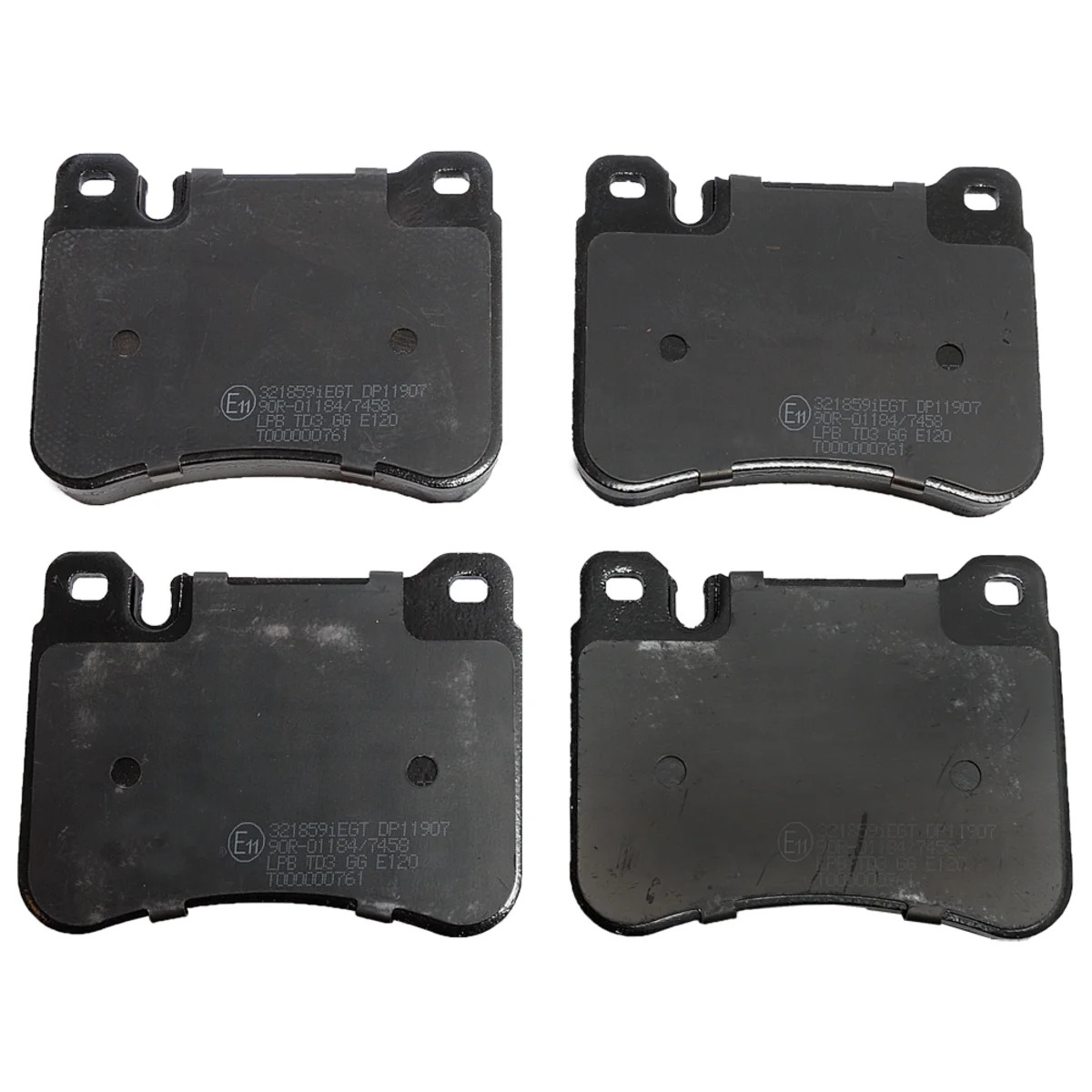 Bremseklodsessæt, Framaxel