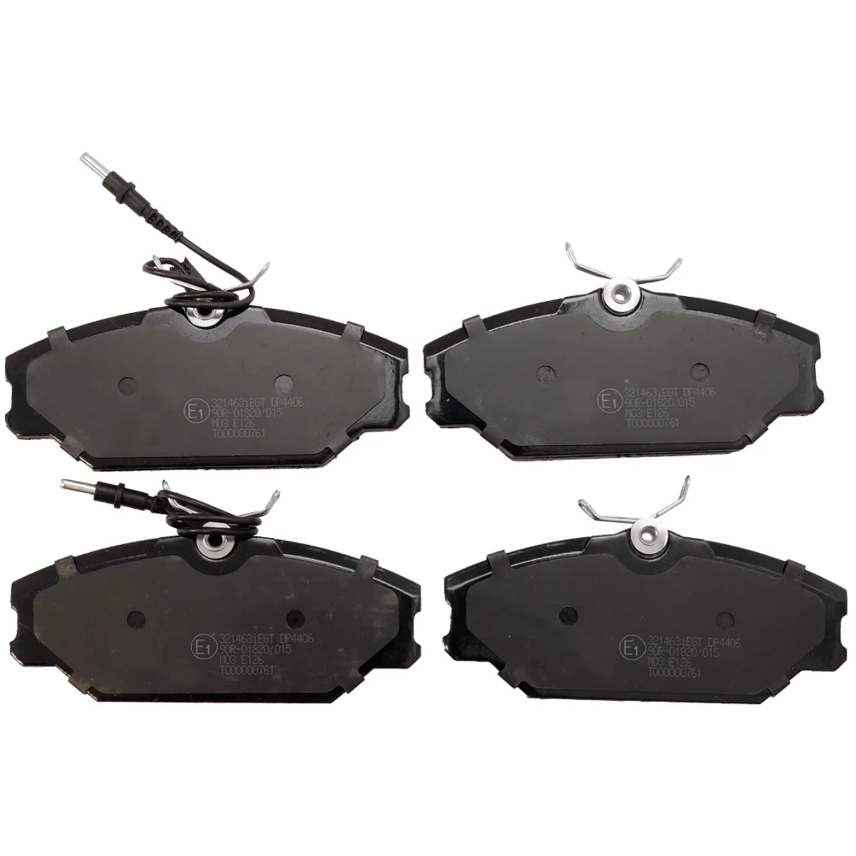 Bremseklodsessæt, Framaxel