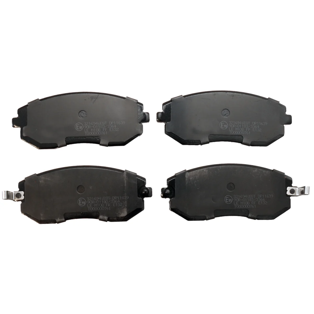 Bremseklodsessæt, Framaxel