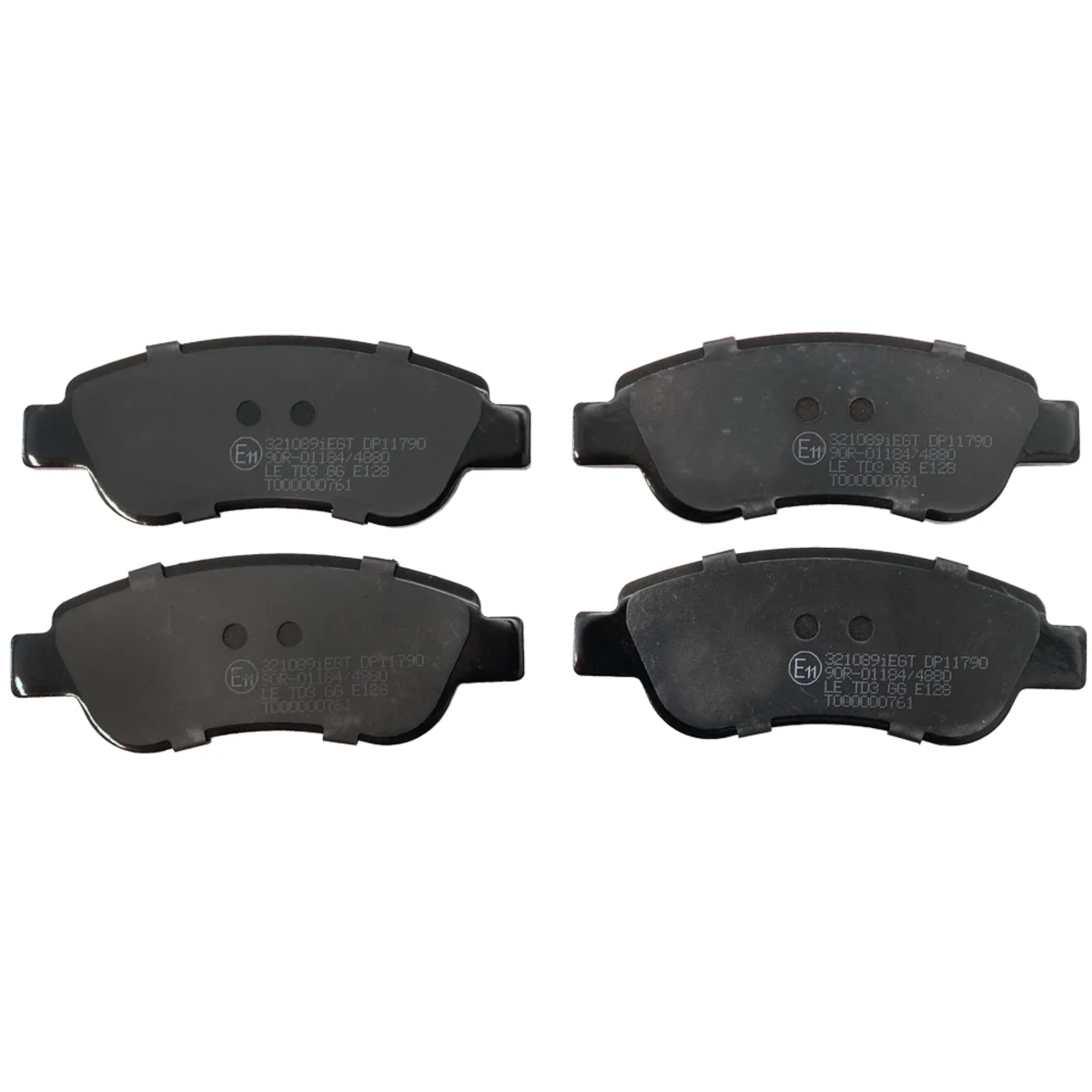 Bremseklodsessæt, Framaxel