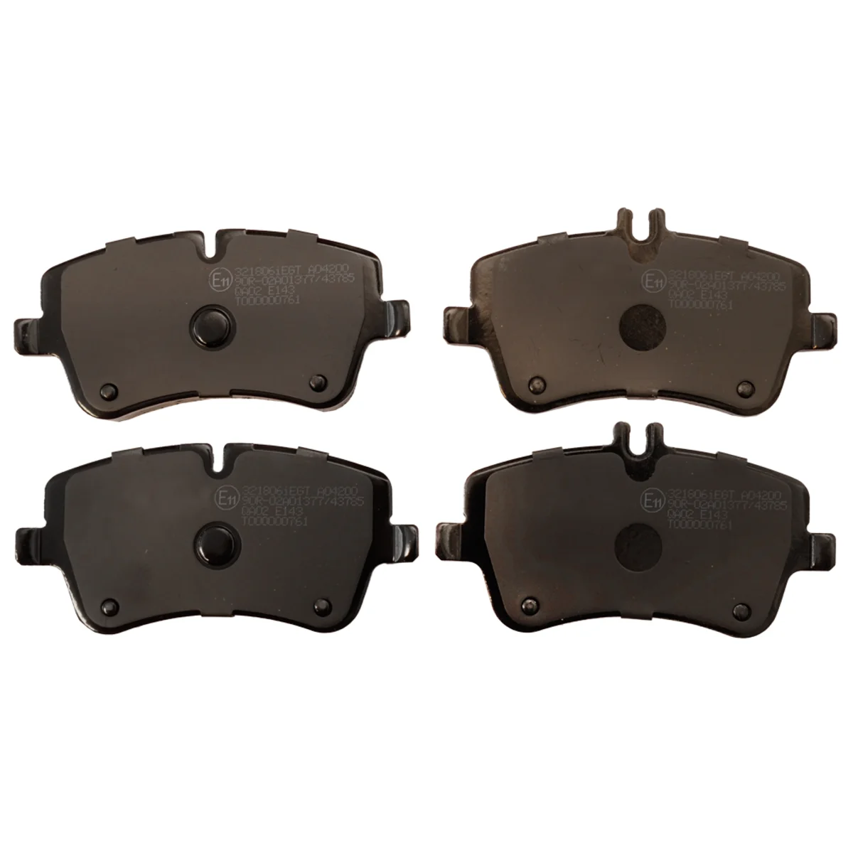 Bremseklodsessæt, Framaxel