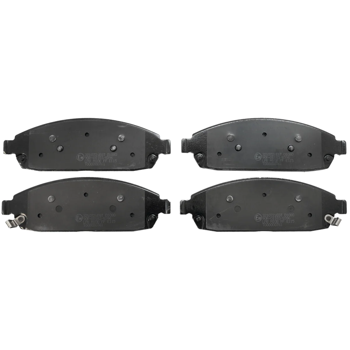 Bremseklodsessæt, Framaxel