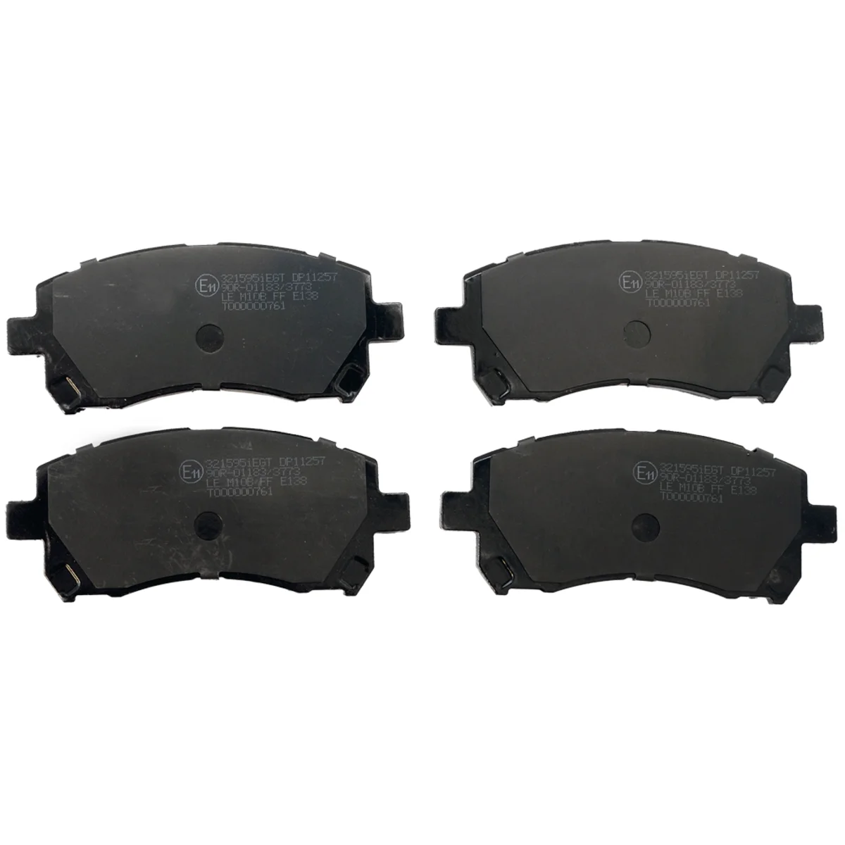 Bremseklodsessæt, Framaxel