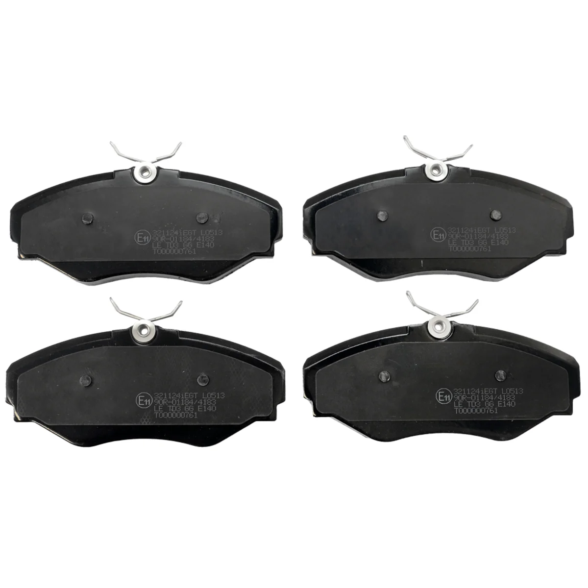 Bremseklodsessæt, Framaxel