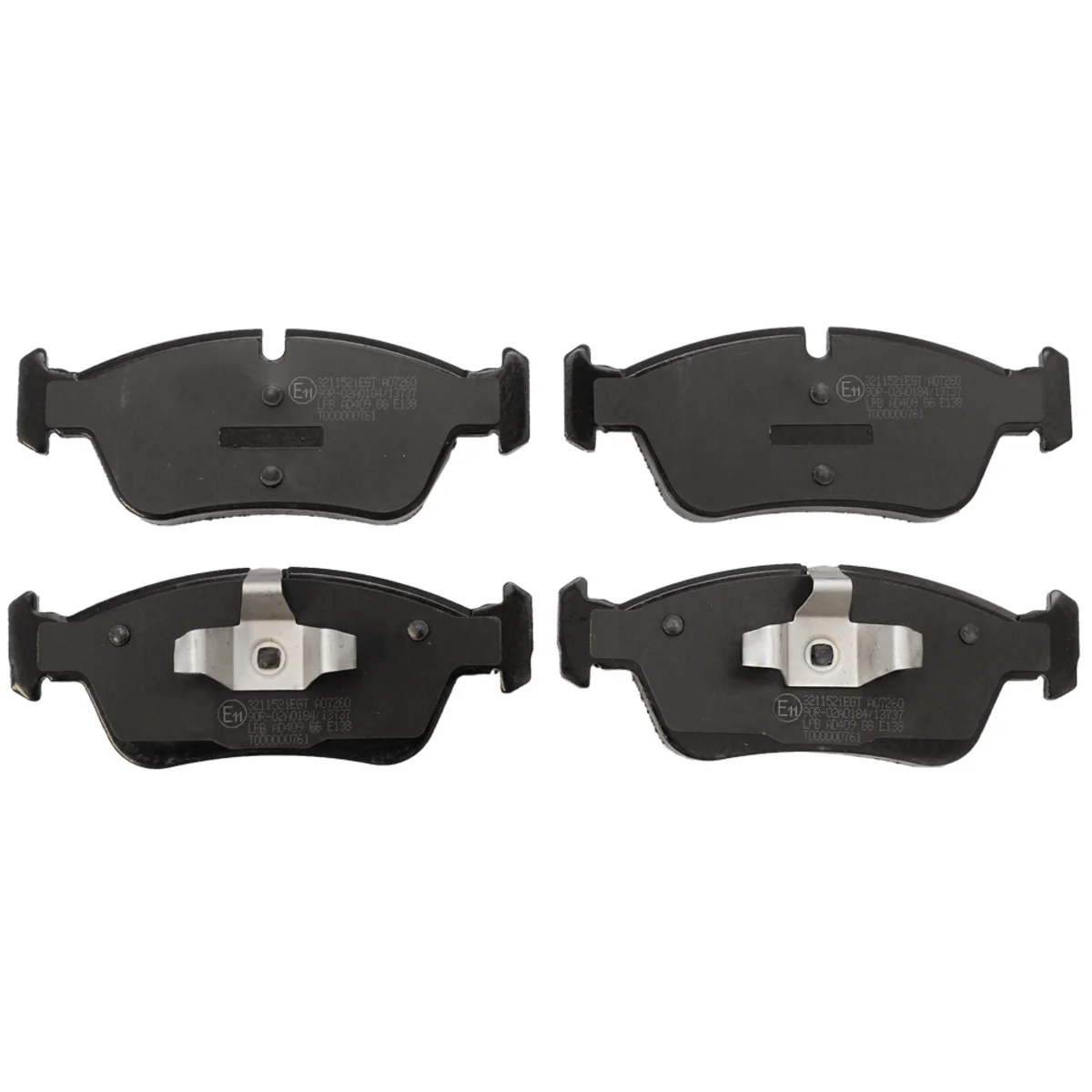 Bremseklodsessæt, Framaxel