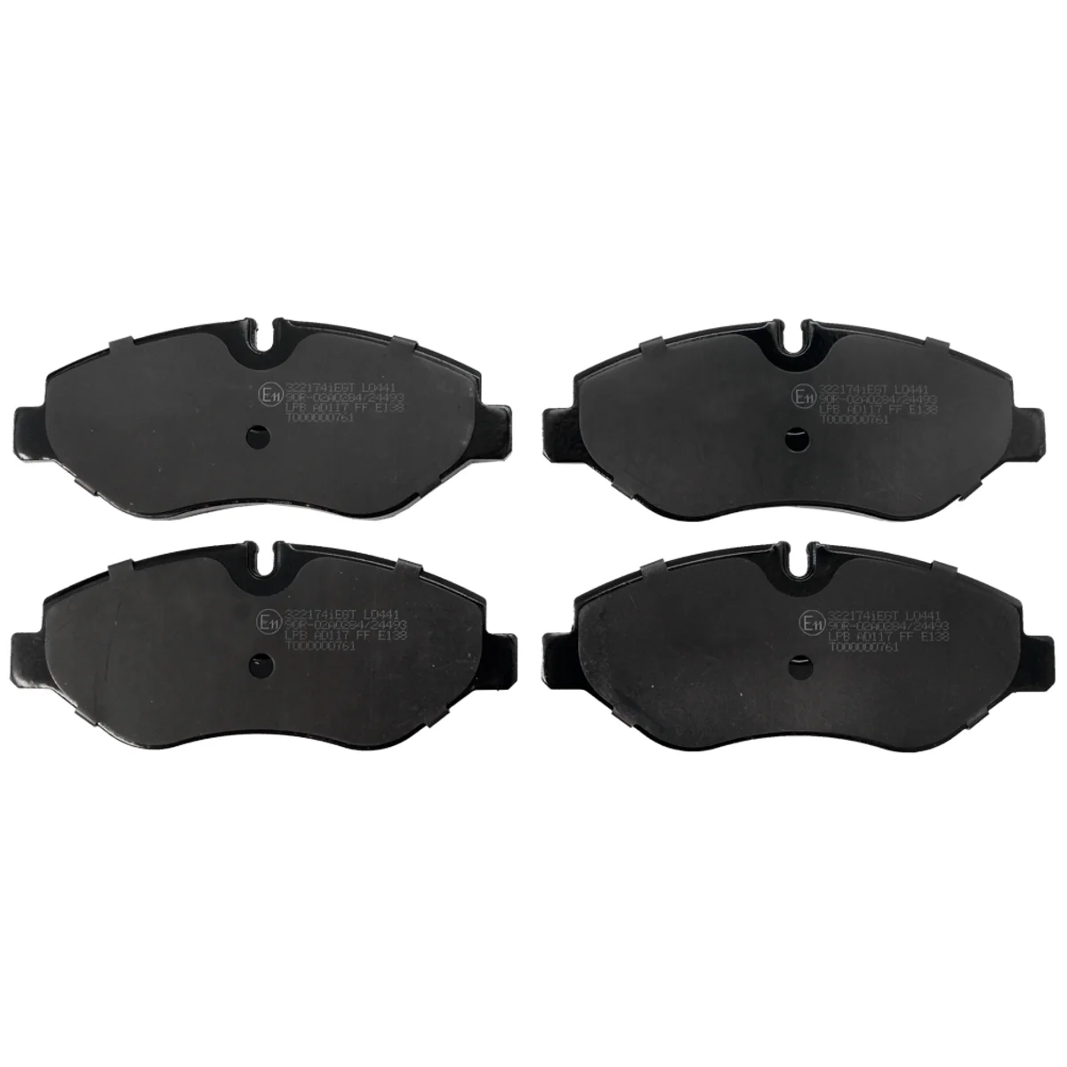 Bremseklodsessæt, Framaxel