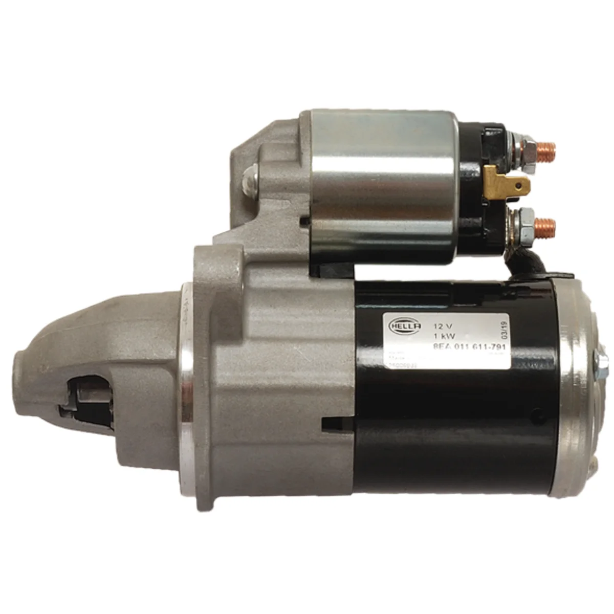 Startmotor 12V-1.0kW, passer til Suzuki