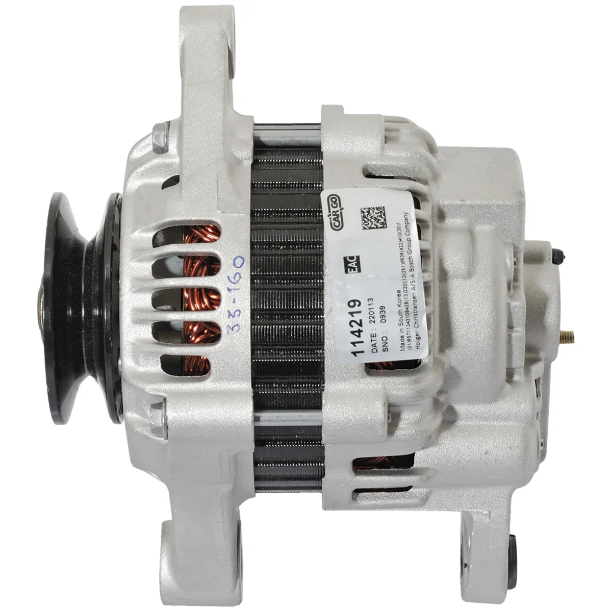 Generator 12V-50A til Kubota