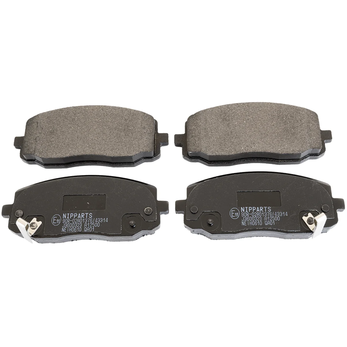 Bremseklodsessæt, Framaxel