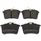 Bremseklodsesæt, Bagaksel