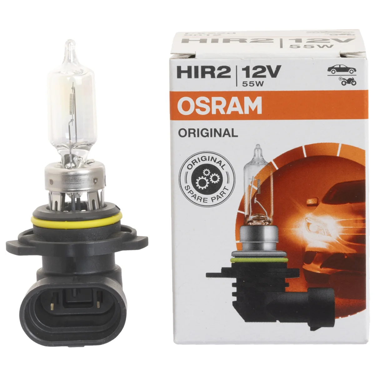 HIR2 Lyspære 12V-55W, Osram Original