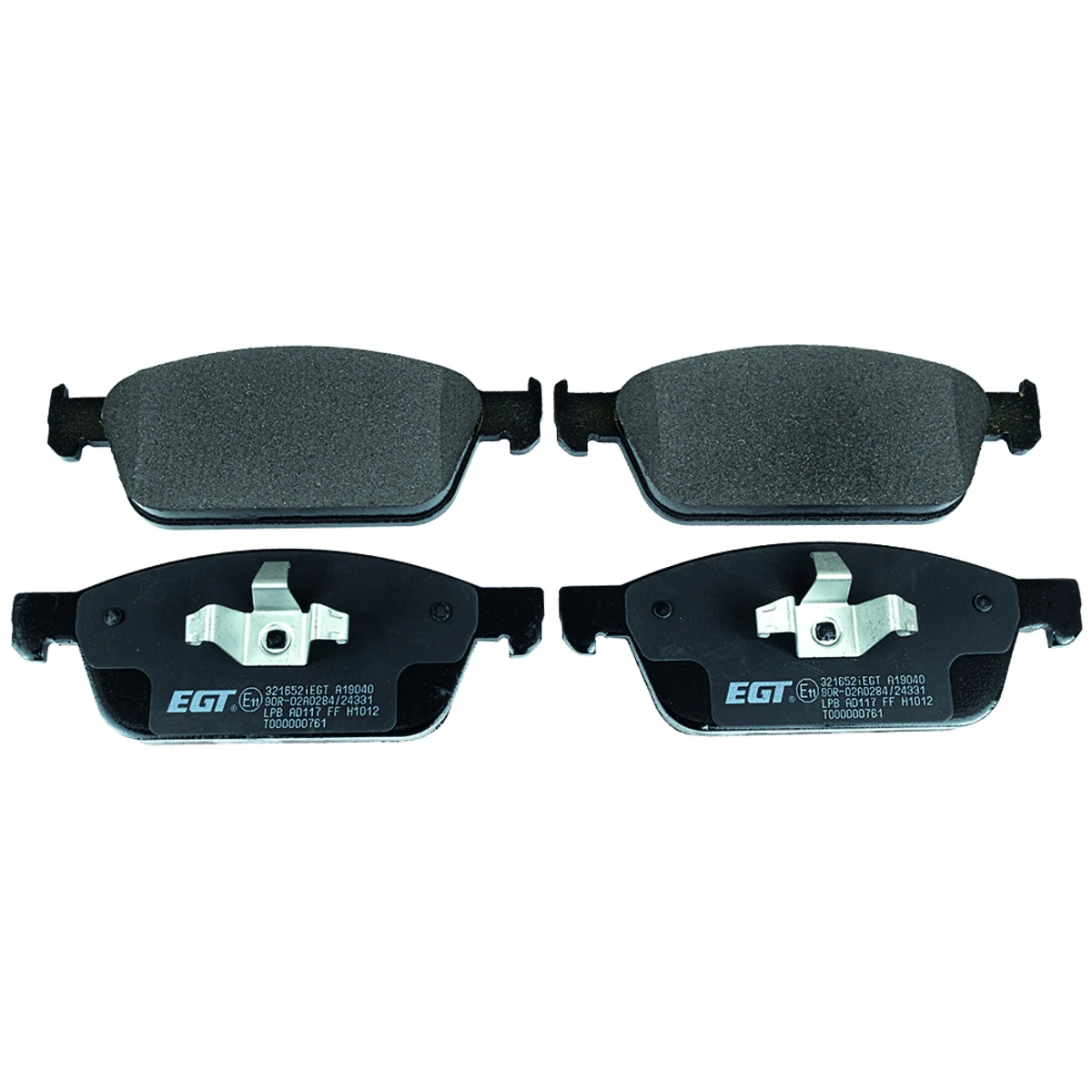 Bremseklodsessæt, Framaxel