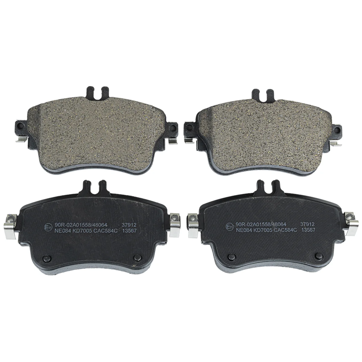 Bremseklodsessæt, Framaxel