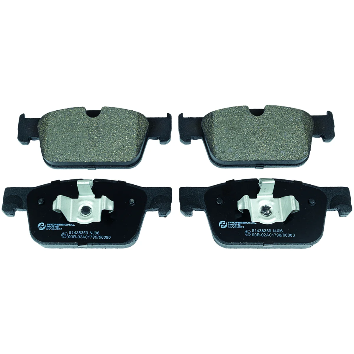 Bremseklodsessæt, Framaxel