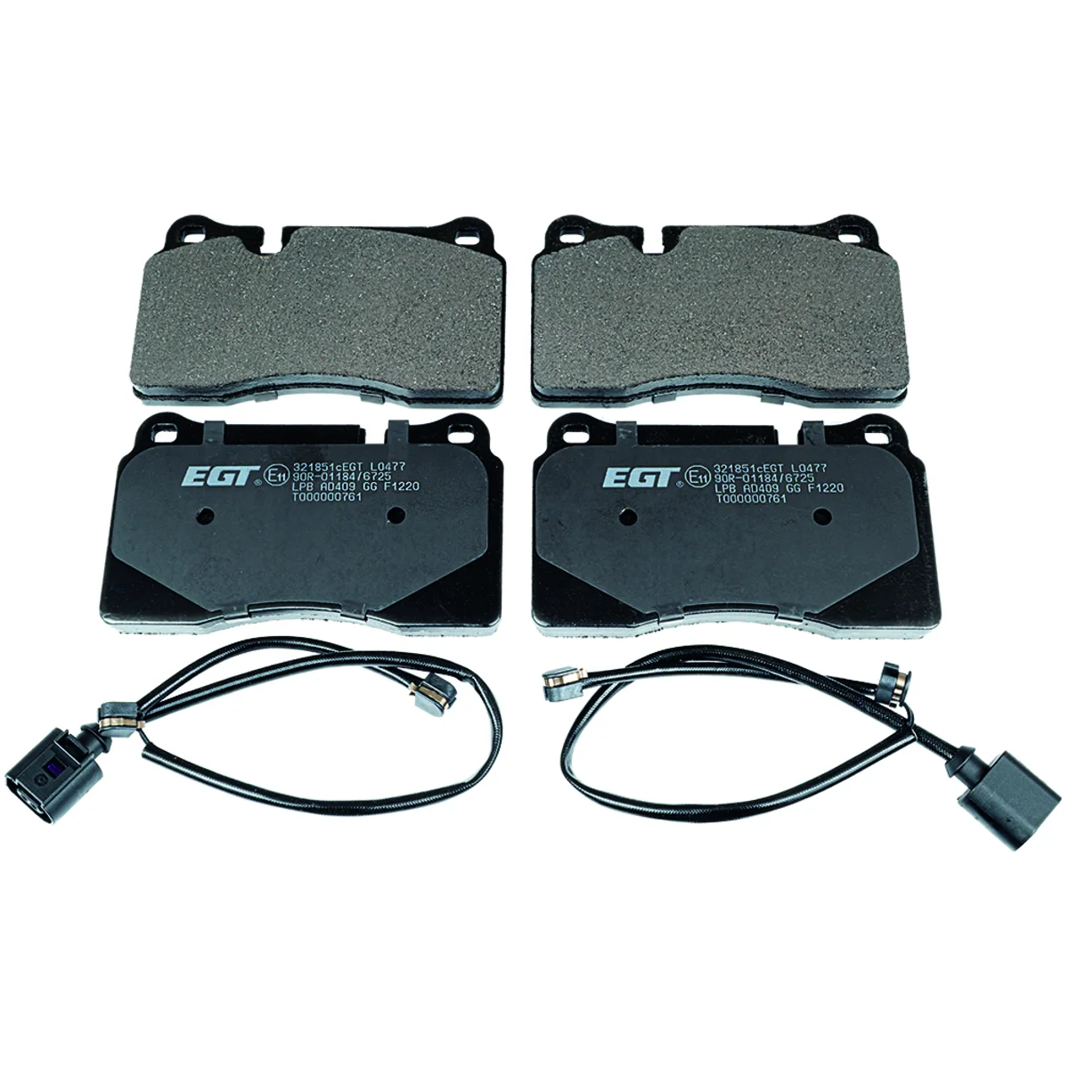 Bremseklodsessæt, Framaxel