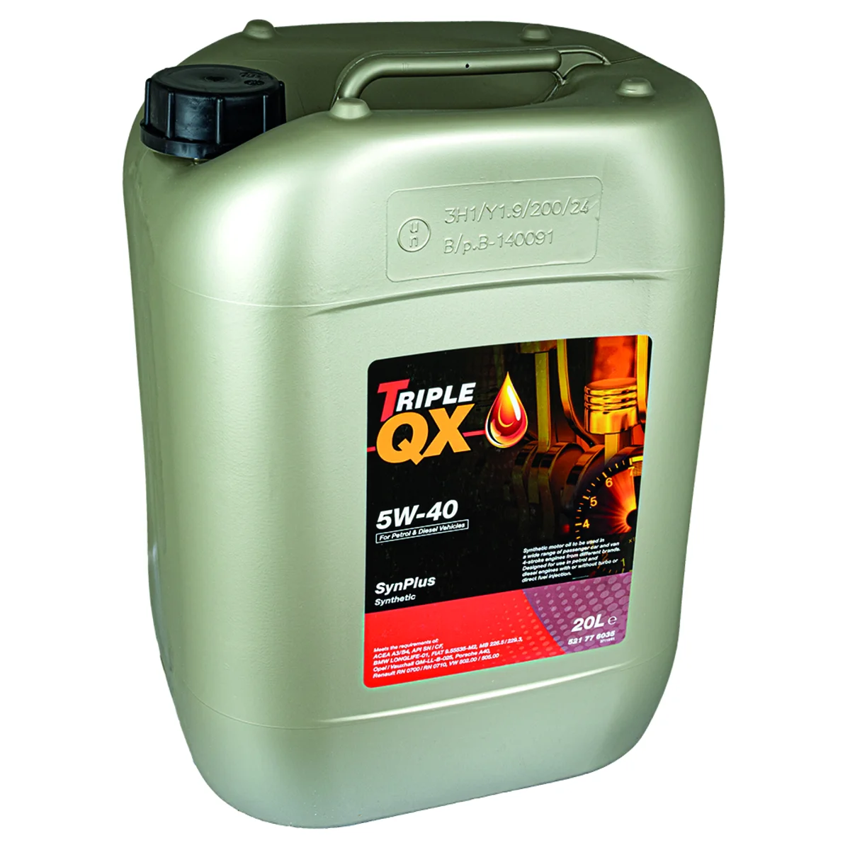 Motorolie TripleQX 5W-40, 20L