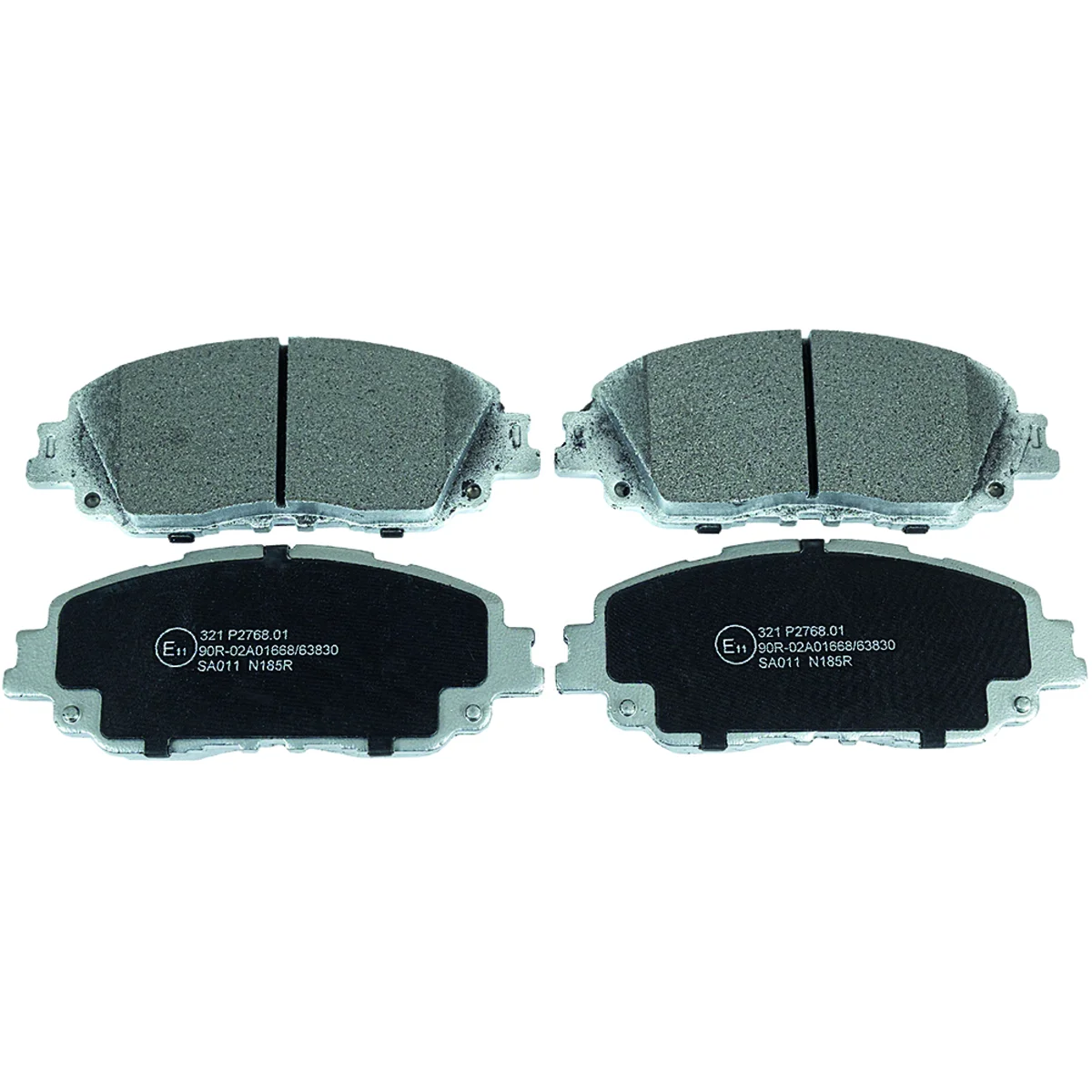 Bremseklodsessæt, Framaxel