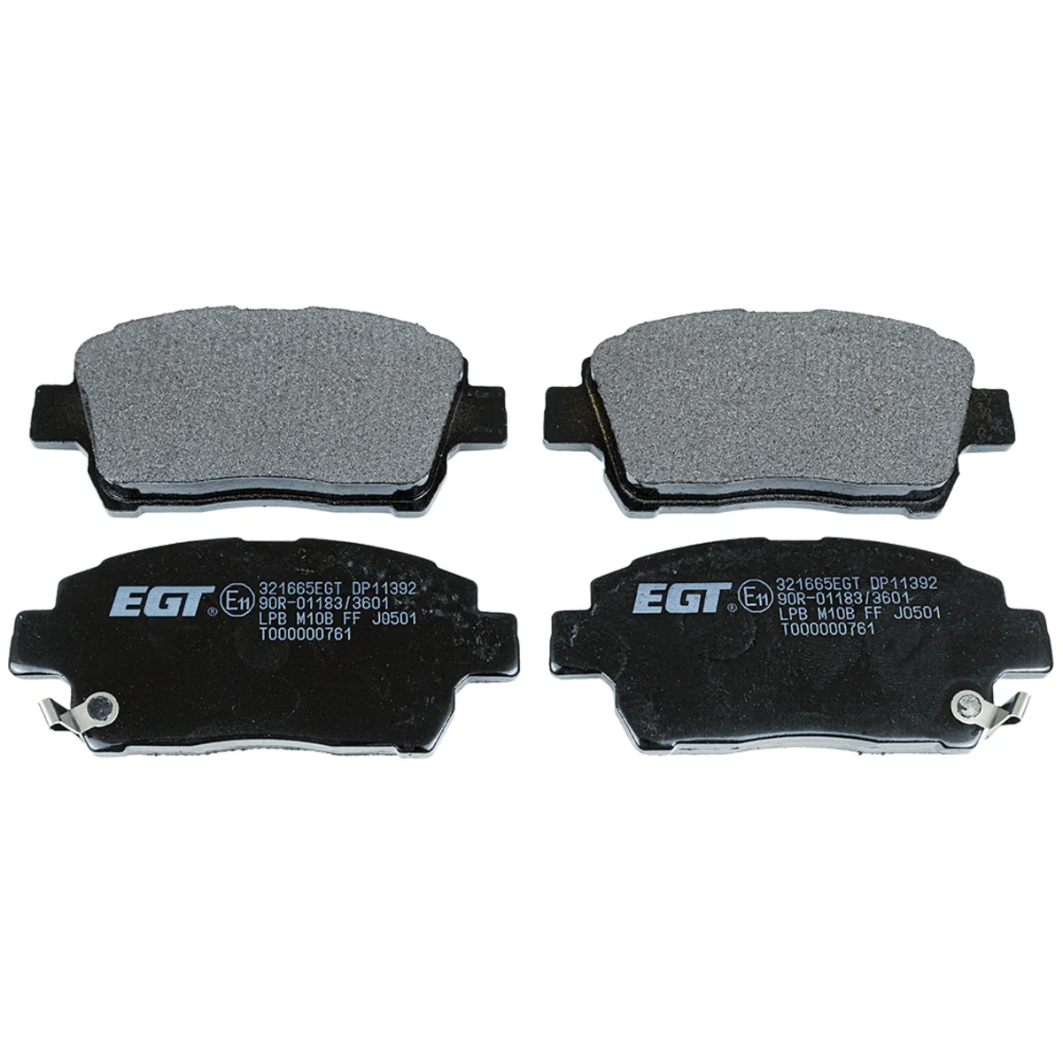 Bremseklodsessæt, Framaxel