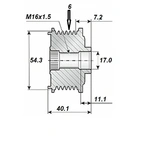 Frigangsski.17x54,6, 6sp