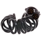 Trailerkabel spiral kon. 2,5 m.