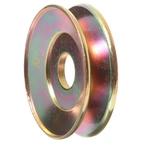 Remskive 17x65mm, 9,5mm vilerem / kilerem