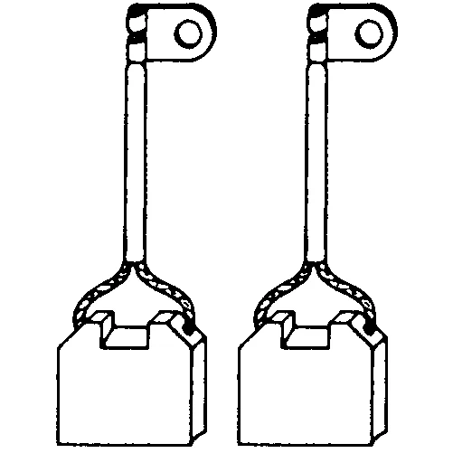 Kulbørstesæt, 5.3x25x22.2