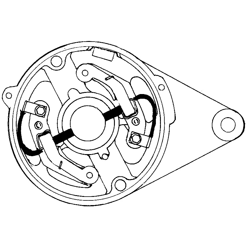 Endeplade CE, Lucas C40T uden ventil.
