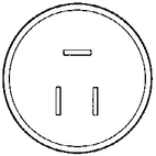 Plug-in reparationskontakt 3pin ND generator