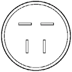 Pakning til regulator, 4 stifter, ND