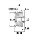 Frigangsr yderem.17x57x35,75, 6sp