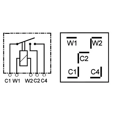 Relæ 12V-20A